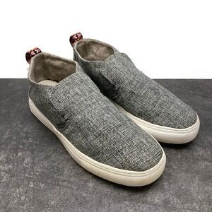 Hey Dude PEYTON Slip On Flats Women's‎ US 8 Linen Grey Black Style Comfort Shoes